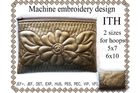 A Designer's Take on the Zippered Bag Embroidery Design