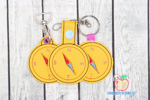 Compass Tool ITH KeyFob Snaptab Embroidery Review