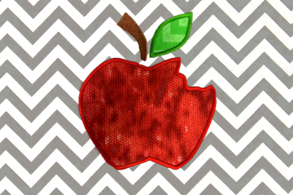 Embroidery Review: Apple with Bite Applique Design