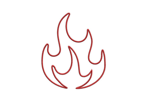 Flame Applique: A Bold Camping Accent for Craft Fair Success