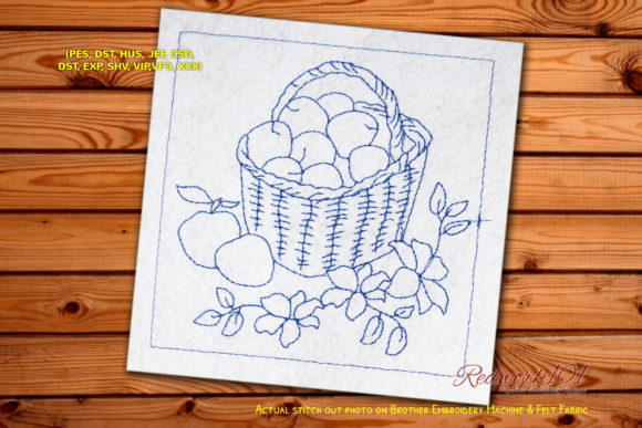 Fruits in Woven Basket Redwork: A Designer’s Honest Review