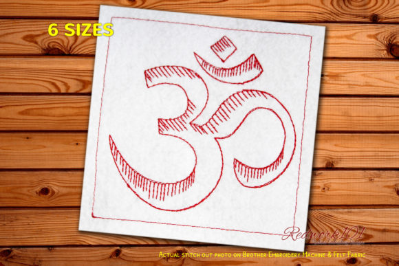 Holiday Embroidery Review: Hinduism Om for Seasonal Appeal