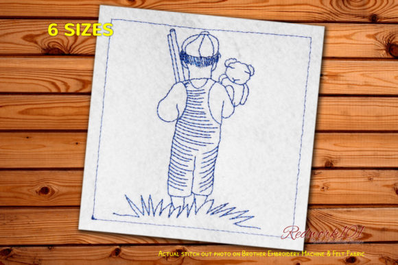 Hunter with Teddy Bear Embroidery Design Review