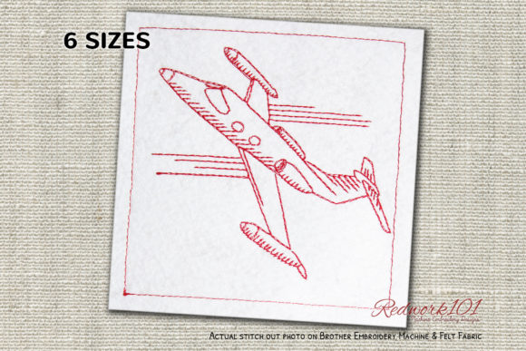 Reviewing the Learjet 23 Redwork Embroidery Design for Business