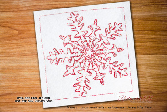 Snowflake Lineart for Timeless Handmade Gifts