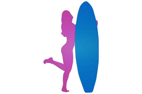 Surf Girl Embroidery Design: A Small Shop Review