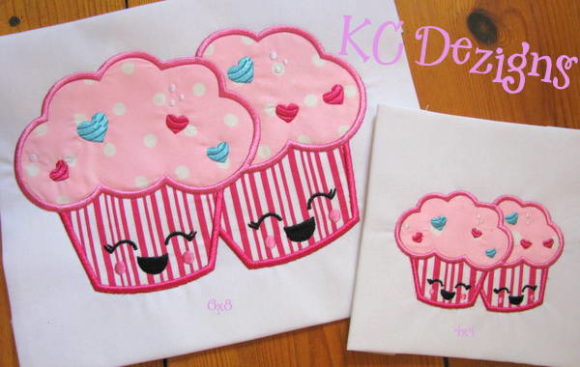 Valentine Love Pair Cupcakes Applique: A Sweatshirt Designer's Review